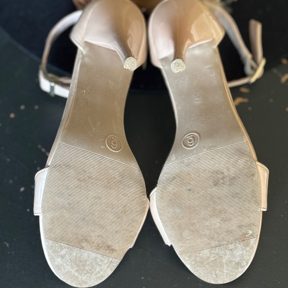 Mossimo Nude Patent Leather Stappy Heels - Picture 2 of 7